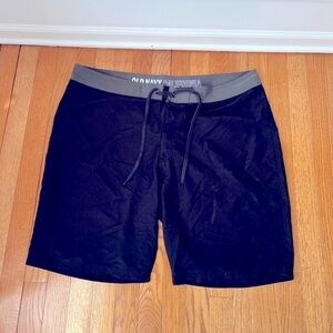 Old Navy Black and Grey California Mens Swim Trunks Swimsuit  Size 42